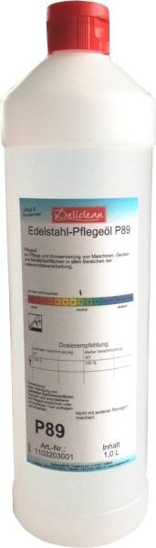 RMDC0118 Edelstahl-Pflegeöl P89 1 l Flasche Deliclean