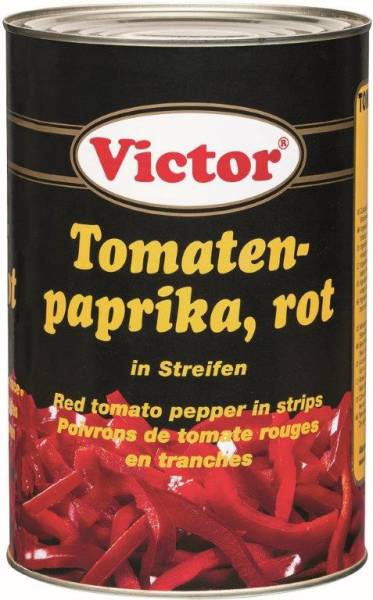 KOSK0099 Tomatenpaprika rot in Streifen VICTOR Dose= 4250 ml (2000g ATG)