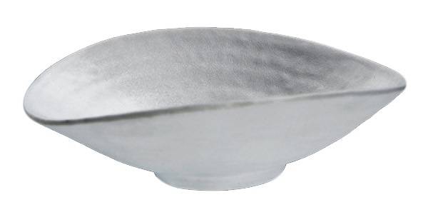 GBAS0131 Schale- Zen- Melamin, weiß 17,5 x 15,5 cm, Höhe =5,5 cm