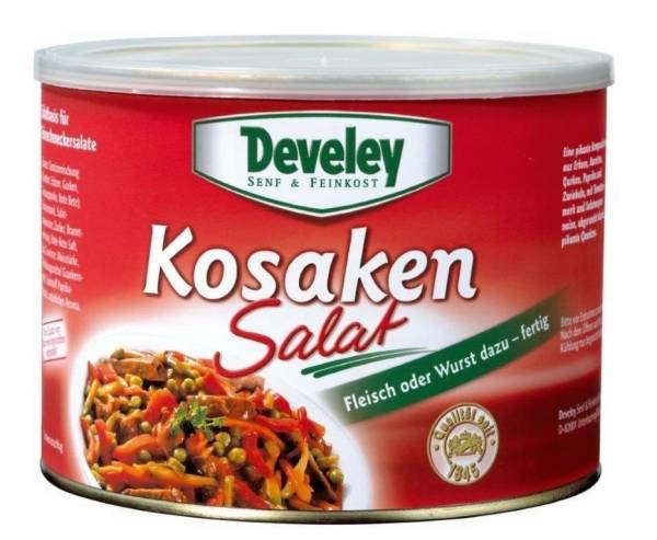 KOSA0002 Kosaken-Salat von Develey Inhalt: 2000 ml