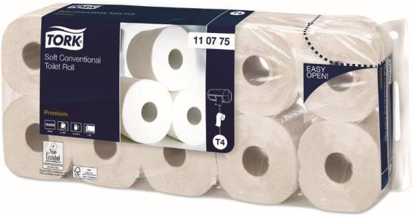 PVHY0153 Toilettenpapier Premium weiß 2-lg 600 Blatt Beutel= 6 Pk a 10 Ro