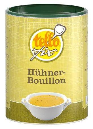 GESO0147 Tellofix Hühner-Bouillon 20 L Karton = 12 Dosen mit jeweils 500 g