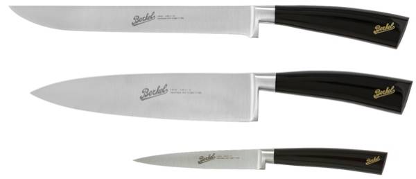 MEBE0063 Berkel Elegance Chef-Messer Set schwarz 3-tlg.