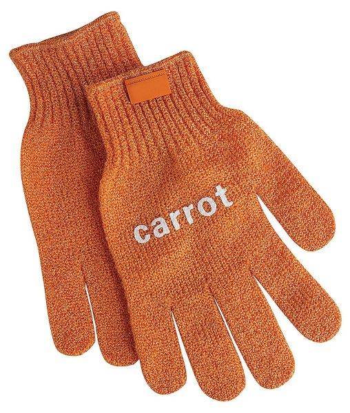 CNCO4033 Gemüseputzhandschuh Carrot aus Polyamid Einheitsgröße orange