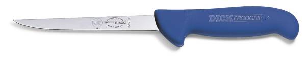 MEDI0248 DICK Ergogrip Ausbeinmesser 18 cm flexibel, Griff blau