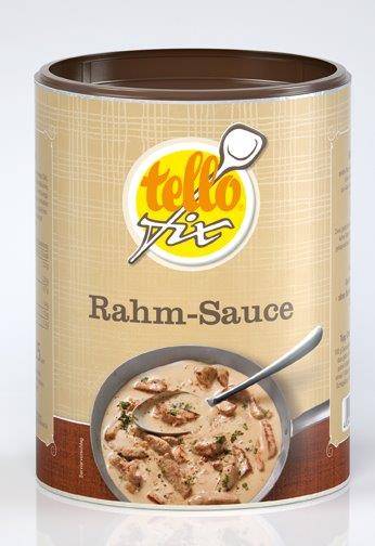 GESO0161 Tellofix Rahm-Sauce ohne Zusätze 3,25 L, KT= 12 Dosen mit je 364 g