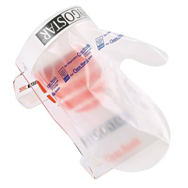 BEHA0126 Handschuh-Halter Clean Hands Kit 1 Stück Hygostar mit 5 Handschuhen
