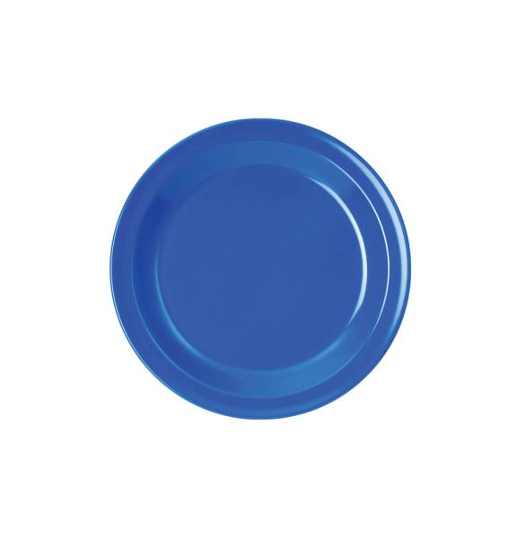KSWA0069 Dessertteller COLORA Kunststoff blau, D= 195 mm, Pack= 5 Stk