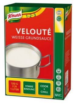 KOUN0008 Knorr Veloute weiße Grundsauce Karton= 2 x 3 kg