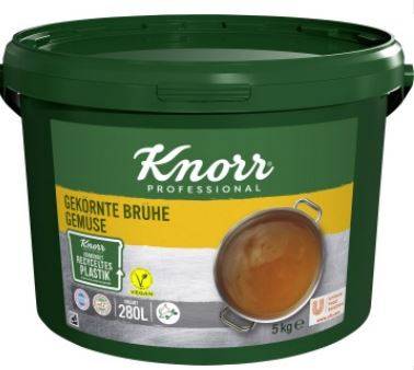 GEUN0016 Knorr gekörnte Brühe Gemüse ohne Suppengrün Eimer= 5 kg