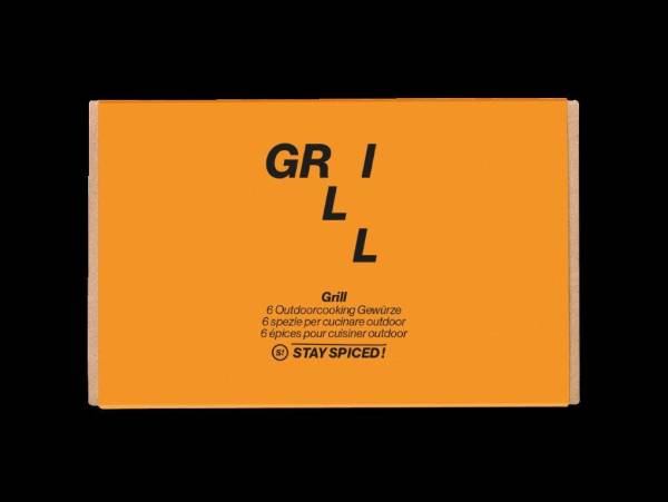 GESP0022 GRILL, Gewürz Set 6er Geschenkbox