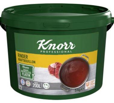 GEUN0015 Knorr Rinder Kraftbouillon ohne Suppengrün Eimer= 5 kg
