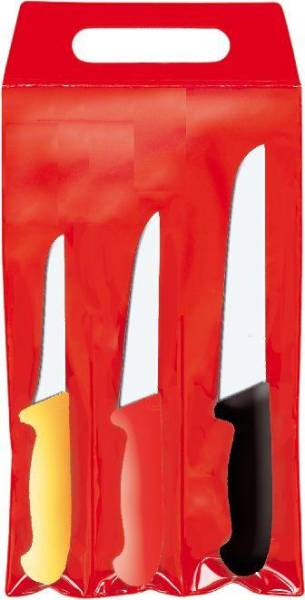 MEGI0552 Delicarne Messer-Set 3-teilig gelb, rot,schwarz