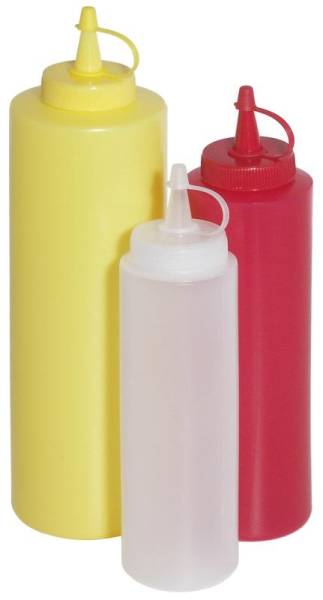 CNCO0282 Quetschflasche gelb 0,35 Liter, Höhe= 21 cm