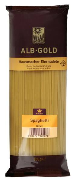 TWNU0092 Nudeln Alb-Gold Spaghetti KT = 20 x 500 g #10207