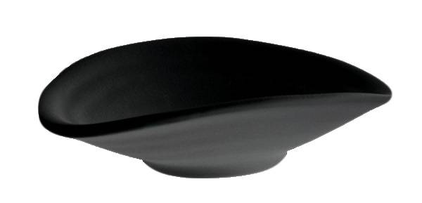 GBAS0130 Schale- Zen- Melamin, schwarz 13 x11 cm, Höhe =3,5 cm