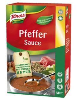 KOUN0014 Knorr Pfeffer Sauce Karton= 2 x 3 kg