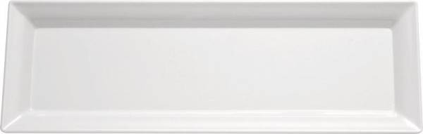 GBAS0159 Melamin Tablett Sushi Pure weiß 30x 21 cm Höhe= 3 cm