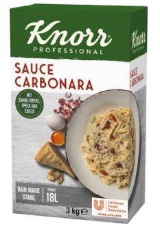 KOUN0025 Knorr Sahne Sauce Carbonara Karton= 2 x 3 kg