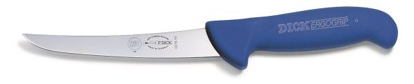 MEDI0288 DICK Ergogrip Ausbeinmesser 15 cm Skandinavische Form, Griff blau