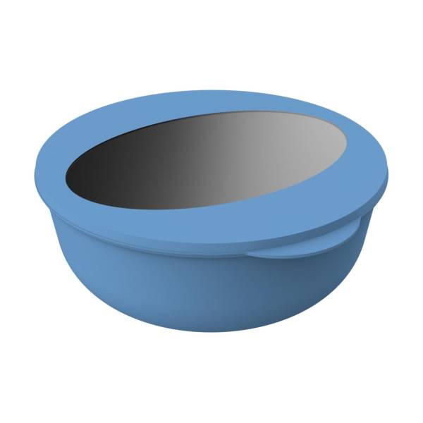 GBTR0127 Food-Bowl ToGo blau m. Deckel 2200 ml D= 17,2 cm H=8,2 cm